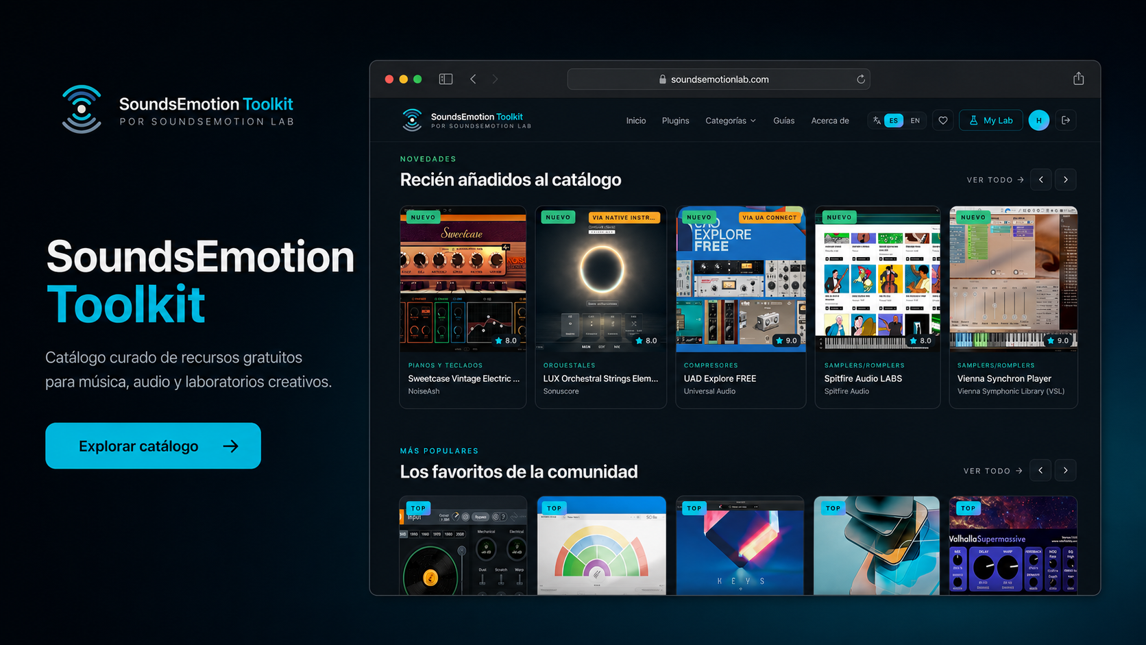 SoundsEmotion Toolkit — Caso de aplicación